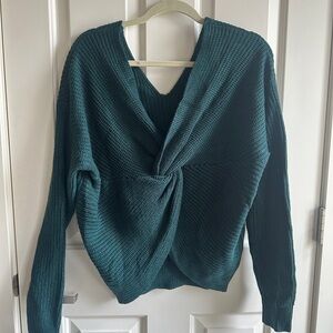Fashion Nova twist front sweater